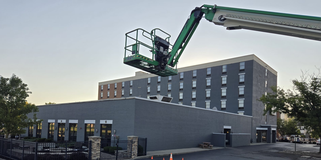 During renovation of Courtyard Hamilton